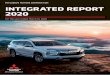 INTEGRATED REPORT 2020 · technologies and 4. providing customers with reliable and attractive products by further advancing our genetic, 4WD and off-road performance. First, we will