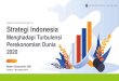 Strategi Indonesia · • Perlambatan terjadi baik di negara maju maupun negara berkembang, termasuk mitra dagang utama Indonesia. • Perlambatan direspon dengan penurunan suku bunga