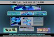 DIGITAL MENU BOARD - PT Innovasi Sarana Grafindo digital menu...Jl. Lenteng Agung No. 15 Jakarta Selatan 12160 Indonesia Tel : 62 - 21 7883 1075 (Hunting), Fax : 62 - 21 7883 1692