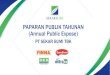 PAPARAN PUBLIK TAHUNAN (Annual Public Expose)Informasi dalam materi presentasi ini dipersiapkan oleh PT Sekar Bumi Tbk guna keperluan Paparan Publik Tahunan untuk tahun buku 2019 dan