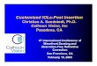 Customized IOLs-Post Insertionvoi.opt.uh.edu/VOI/WavefrontCongress/2003/presentations...Customized IOLs-Post Insertion Christian A. Sandstedt, Ph.D. Calhoun Vision, Inc Pasadena, CA