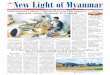 New Light of Myanmar - Burma Library · 2014. 6. 11. · New Light of Myanmar ii n 14 th n 3 Me MANMARS OLEST ENLISH AILY INSIDE Page-8 Page-3 Page-3 By Aye Min Soe Yangon, 10 June