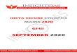 SIMPLIFYING IAS EXAM PREPARATION · 2020. 11. 4. · INSTA SECURE SYNOPSIS MAINS 2020 SEPTEMBER 2020 INSIGHTSIAS SIMPLIFYING IAS EXAM PREPARATION ... Public Distribution ... Analyse