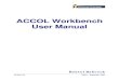 Bristol ACCOL Workbench User Manual (D4051)...Workbench to create an ACCOL source file. It assumes familiarity with the following subjects: The ACCOL II programming language. See An