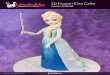 Learn Cake Decorating Online at Yeners Way - Cake Art ... · ONLINE CAKE TUTORIALS 3D Frozen Elsa Cake Course Material Page 1 Cide View (fictual Size) - 1 of 2 © 2014 Yeners Art
