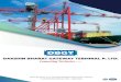 Home | DBGT - Brochure 202… · Perishable / IMDG / OOG / Reefer Commodities. Export General Manifest (ECM) filing before vessel sailing. 510 SINGAPORE Terminal Operating System