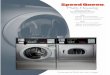 Washer & Dryer Specificationsof 220 cu. ft. per minute for fast drying and lower operating costs. • Efficient dryer heating with 25,000 Btu (gas models) and 5,350 Watts (electric