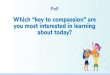 Which “key to compassion” are you most interested in learning … · 2019. 11. 19. · • Mind Map Compassion • Optional Activity: Living Compassion Jar/Tree • Suggested