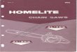 Homelite XL-700, XL-800 Chainsaw (1966) IPL 23974 · 2019. 11. 5. · 63316 63628 76413 80867 A -63633 GEAR - worm 459675 SCREW - hex washer 6-32 x 13/16 PLUNGER - gear BEARING -