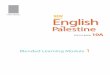 NEW English EDITION · 2020. 9. 9. · NEW EDITION PUPIL’s BOOk 10A state of Palestine Ministry of Education Blended Learning Module 1. Blended Learning Module One Outcomes The
