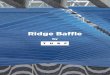 Ridge Baffle - TURF · 2020. 1. 17. · hello@turf.design turf.design 844 TURF OMG PATENT PENIN 2 Ridge Baffle CUSPATE & OSCILLATING The Ridge Baffle, with its crisp profile and gradual