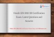 Oracle 1Z0-1041-20 Certification Exam: Latest Questions and Answers