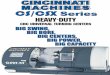 Cincinnati MachinesCNC UNIVERSAL TURNING CENTERS BIG SWING, BORE, BIG CENTERS, BIC POWER, CAPACITY MA CHINES cm-47 SERIOUS MACHINING CAPABILITIES MASSIVE HEAVY-DUTY CASTINGS THROUGHOUT