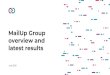 MailUp Group overview and latest results€¦ · MailUp Group Company Competition Strategy Financials •Bootstrapped 2002, always profitable •10,000 clients across industries •21b+