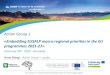 Action Group 1 - European Commission...cooperation are reduced. To put the Alpine Region in the driving seat for innovation-driven cooperation, an Alpine-specific funding schemeneeds