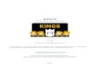 KINGS - kloppe media · 2019. 6. 14. · Kings Level Up (in Score Calculator) ... Conditional Action List ... “FollowUp_MarriedSuccess1” is linked, this Card will be drawn directly