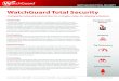 WatchGuard Total Security WatchGuard Security Services WatchGuard offers the most comprehensive portfolio