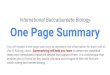 One Page Summary...One Page Summary Logistics The One Page Summary for each unit will be due on the day of the unit quiz. The One Page Summary can include tabs, flaps, taped on …