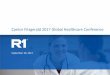 Cantor Fitzgerald 2017 Global Healthcare Conference · 2017. 10. 24. · Cantor Fitzgerald 2017 Global Healthcare Conference September 26, 2017 . 2 This presentation contains forward-looking