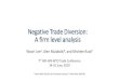Negative Trade Diversion: A firm level analysis...Negative Trade Diversion: A firm level analysis Woori Leeᵃ, Alen Mulabdicᵇ, and Michele Rutaᵇ 7th IMF-WB-WTO Trade Conference