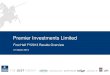 Premier Investments Limited · 2014. 9. 30. · Premier Blue R0 G59 B121 Dark Grey R100 G100 B100 Light Grey R190 G190 B190 Financial results • Group profit – Profit before tax