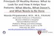 Principals Of Healthy Homes: What to Look for and How it Helps … · 2014. 2. 16. · Principals Of Healthy Homes: What to Look for and How it Helps Your Patients: What Works, What