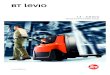Electric Powered Pallet Trucks - Toyota Material Handling ... · BT Levio P-series’ ease-of-use is a great benefit to overall safety but the trucks also come with a range of specific