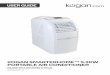 KOGAN SMARTERHOME™ 5.2KW PORTABLE AIR CONDITIONER · Kogan.com customer support team for further information. • Do not place heavy objects on the power cord. • Do not place