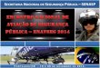 SECRETARIA NACIONAL DE SEGURANÇA PÚBLICA ... SENASP/MJ | Encontro Nacional de Aviação de Segurança Pública 2014 14:00 – 14:30 Distribuição dos Temas aos Grupos de Trabalho