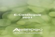 E-Catalogue 2021 E-Catalogue 2021 · E-Catalogue 2021 Green Line Pro Line Next Line ambrogiorobot.com accessories ZCS Special Contents technology . Green Line Pro Line Next Line Consultation