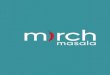 Welcome to Mirch MasalaWelcome to Mirch Masala In 1996, we became the first world street food restaurant in Leicester. And, over 20 years later, we’re still here - serving this great