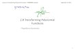 Lesson 2.9 Transforming Polynomial Functions - …lehimath.weebly.com/uploads/5/0/2/5/5025433/lesson_2.9... · 2018. 10. 17. · Lesson 2.9 Transforming Polynomial Functions ANSWERS.notebook