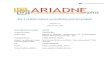 Ariadneplus D3.1 final · 2020. 7. 28. · ARIADNEplus D3.1 (Public) 6 2 Good practices in archaeological data management Task 3.1 builds on the work of the first phase of the ARIADNE