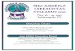 MID-AMERICA OIREACHTAS SYLLABUS 2020 · 2020. 9. 24. · Page 2 of 12 The Mid-America Oireachtas reserves the right to amend this syllabus to facilitate Covid 19 restrictions. By