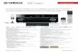 AV Receiver RX-V2067 NEW PRODUCT BULLETINRX-V2067 NEW PRODUCT BULLETIN 9.2-channel operation capability, 8 in/2 out HDMI (V.1.4a with 3D and Audio Return Channel), HD Audio decoding