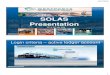 SOLAS Presentation · Safety of Life At Sea (SOLAS) Convention, Chapter VI, Regulation 2 — Cargo Information, regarding a mandatory container gross weight verification. I agree