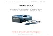 MIPRO MA 101HF - EVAS sono · 2008. 1. 31. · Enceinte Portable Autonome MIPRO – MA-101 Manuel d’emploi - Version Française • 2 Tout d’abord félicitations pour avoir choisi