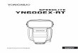 Manual castellano Yongnuo YN600EX-RT€¦ · x Autoguardado de ajustes, funciones personalizadas (Fn) x Alta velocidad de reciclaje. Compatible con fuente de alimentación externa