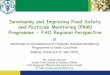 Developing and Improving Food Safety and Pesticide Monitoring (PRM… · 2015. 7. 21. · E-mail: shashi.sareen@fao.org . Contents Introduction to food safety 1 3 Importance of PRM