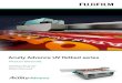 EU3210 Acuity Advance UV flatbed series Brochure - Fujifilm...Acuity LED 1600 If you want the benefits and performance of printing with UV, but don’t want to invest in a dedicated