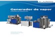 Generador de vapor - Jumag · la eficacia con que funcionan los generadores de vapor de JUMAG: es posible lograr eficiencias superiores al 100% El mejor sistema de vaporización 