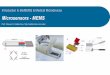 Introduction to BioMEMS & Medical MicrodevicesA sensor measures information from the environment (e.g. a blood analyte, or measurand) and provides an electrical signal in response