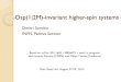 Dmitri Sorokin INFN, Padova Sectiongravity.psu.edu/events/higher_spin/talks/sorokin.pdf · 2015. 9. 18. · Osp(1|2M)-invariant higher-spin systems Dmitri Sorokin INFN, Padova Section