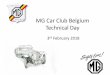 MG Car Club Belgium Technical Day · 2018. 2. 4. · MG Car Club Belgium Hydragas For It’s a very comfortable system that has been in regular use for years Against New units (spheres)