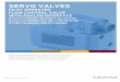 SERVO VALVES - MoogTECHNICAL DATA Moog G77X/77X Series Flow Control Servo Valves Rev. K, June, 2018 8 Rated current and coil resistance A variety of coils are available for G77X/77X