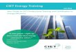 CIET Energy Training ENGcietcanada.com/.../05/CIET_Energy-Training_ENG2.pdf · CIET now oﬀers over 80 training sessions each year in most provinces, ranging from 1‐hour live online