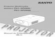 Projector Multimédia - Panasonic · Este Projector Multimédia é concebido com a mais avançada tecnologia para portabilidade, durabilidade e fácil utilização. Este projector