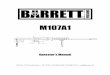 M107A1 Manual 2 - SCOPELIST.com1 USE OF THIS MANUAL Before you handle the M107A1 rifle, read this manual in its entirety. It is important that you understand the principles of safe