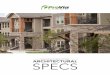 MANUFACTURED STONE ARCHITECTURAL SPECS€¦ · of ASTM C926 The veneer may be adhered to backings of clean concrete masonry without lath, in accordance with Section 2510.7 of the