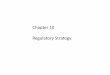 Chapter 10 Regulatory Strategyfaculty.fiu.edu/~miksovsk/Chapter10.pdf · 2018. 7. 18. · Chapter 10 Regulatory Strategy. Regulation of enzymatic activity: 1. Allosteric Control